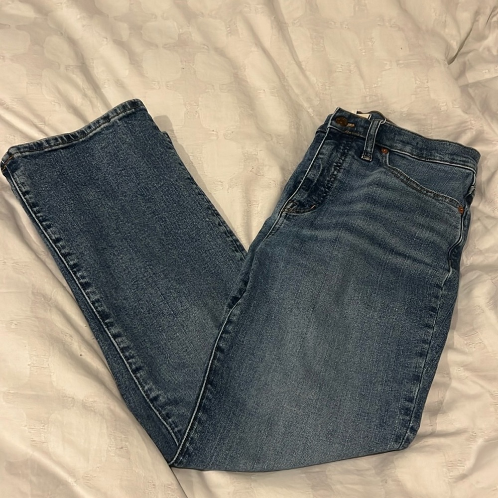 Madewell Women’s Size 28 Medium Wash High-rise‎ Cali Demi Boot Blue Jeans